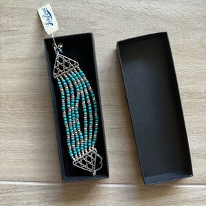 Lucky Brand Turquoise Beaded Bracelet New with Tags